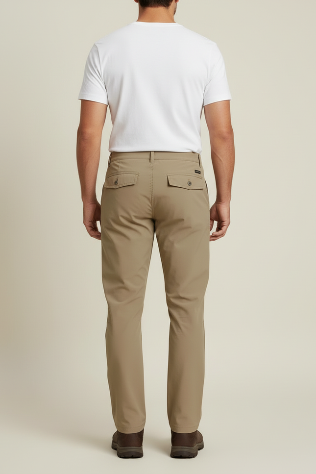 Pantalon Trekking Beige - Polyester - vue 2
