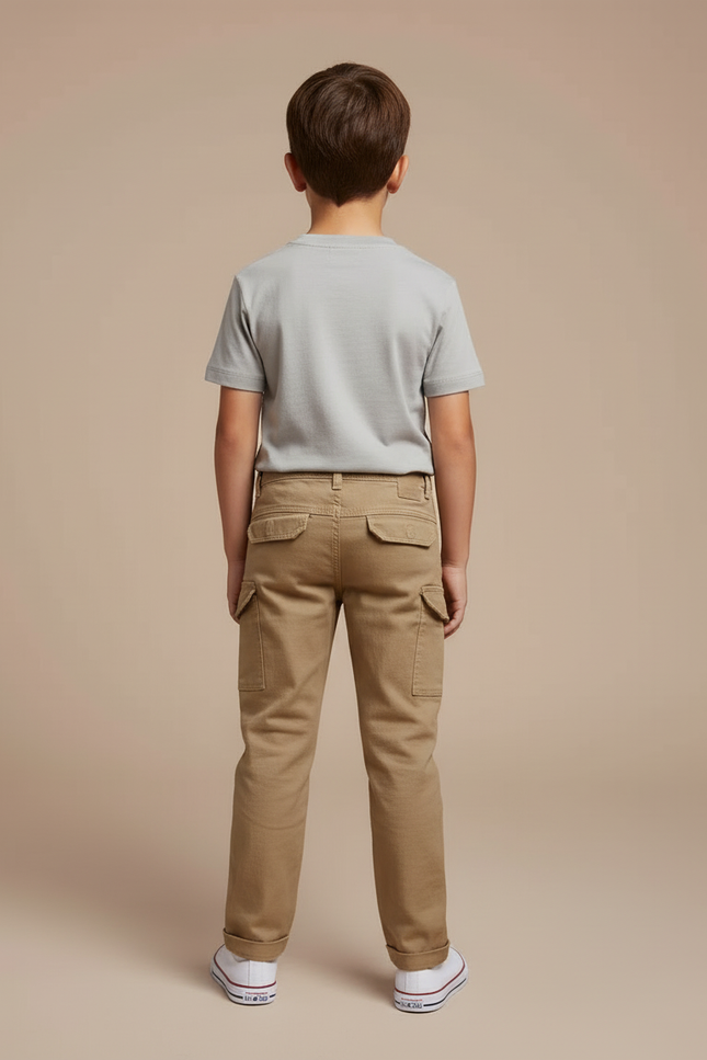 Pantalon Battle Beige - Gabardine - vue 2