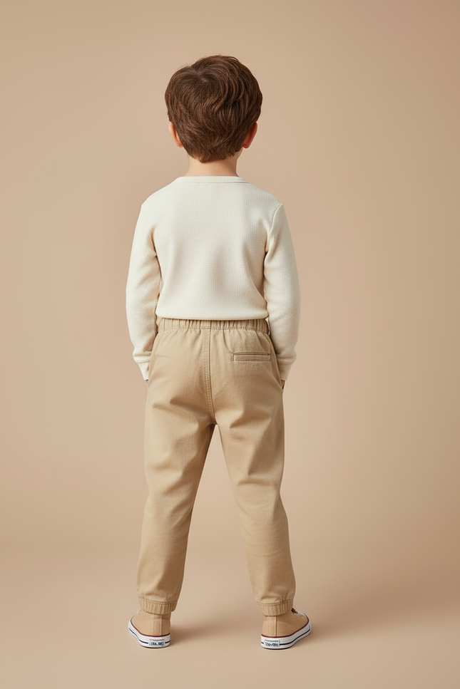 Pantalon Chino Beige Bebe Garcon - vue 2