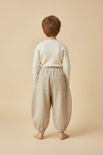 Pantalon Beige Toile - vue 2