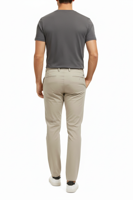 Pantalon Tech Beige - Polyester - vue 2