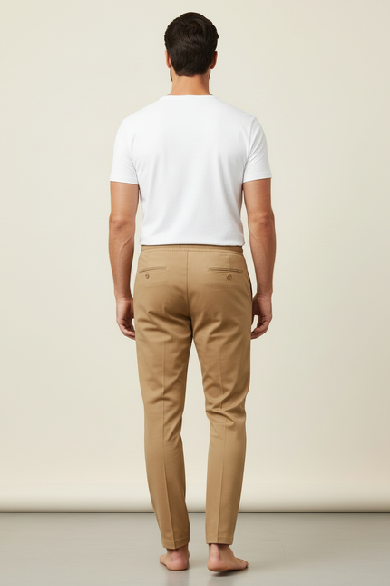 Ensemble Pantalon Beige Homme - Gabardine - vue 2