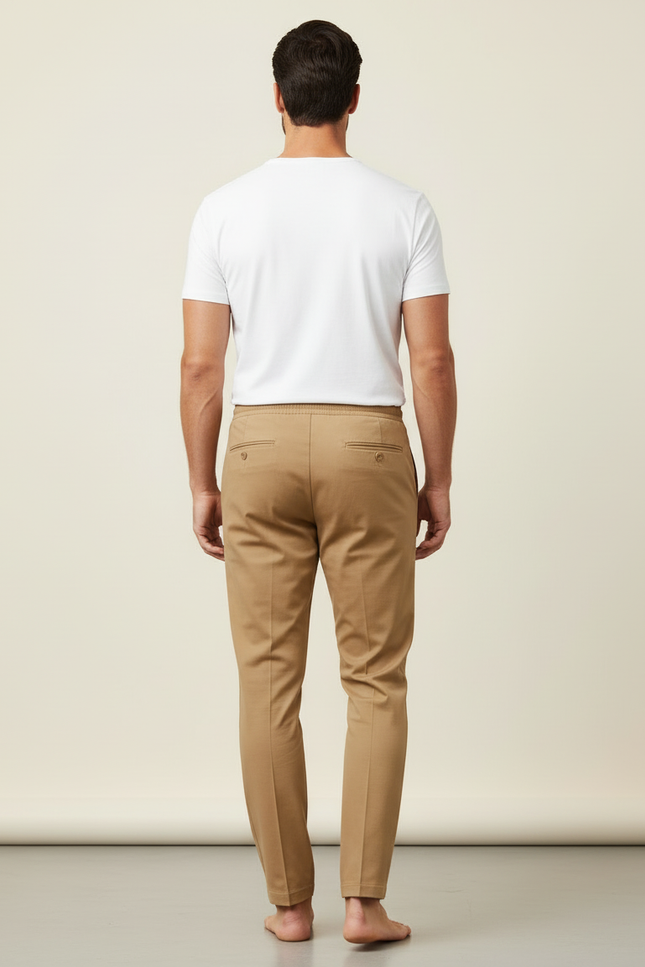 Ensemble Pantalon Beige Homme - Gabardine - vue 2
