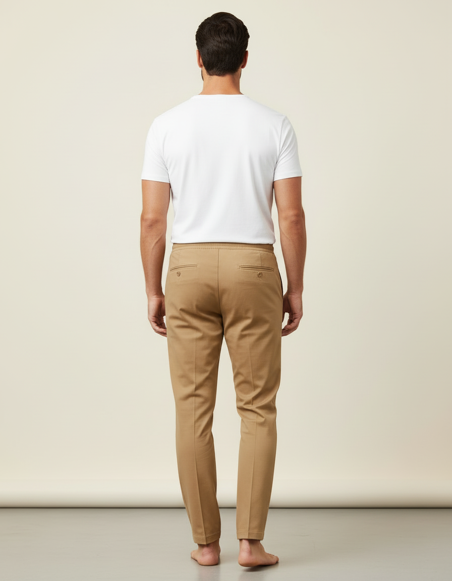 Ensemble Pantalon Beige Homme - Gabardine - vue 2