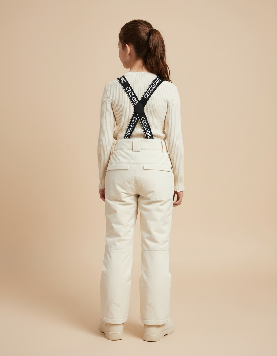 Pantalon De Ski Beige - Polyester - vue 2
