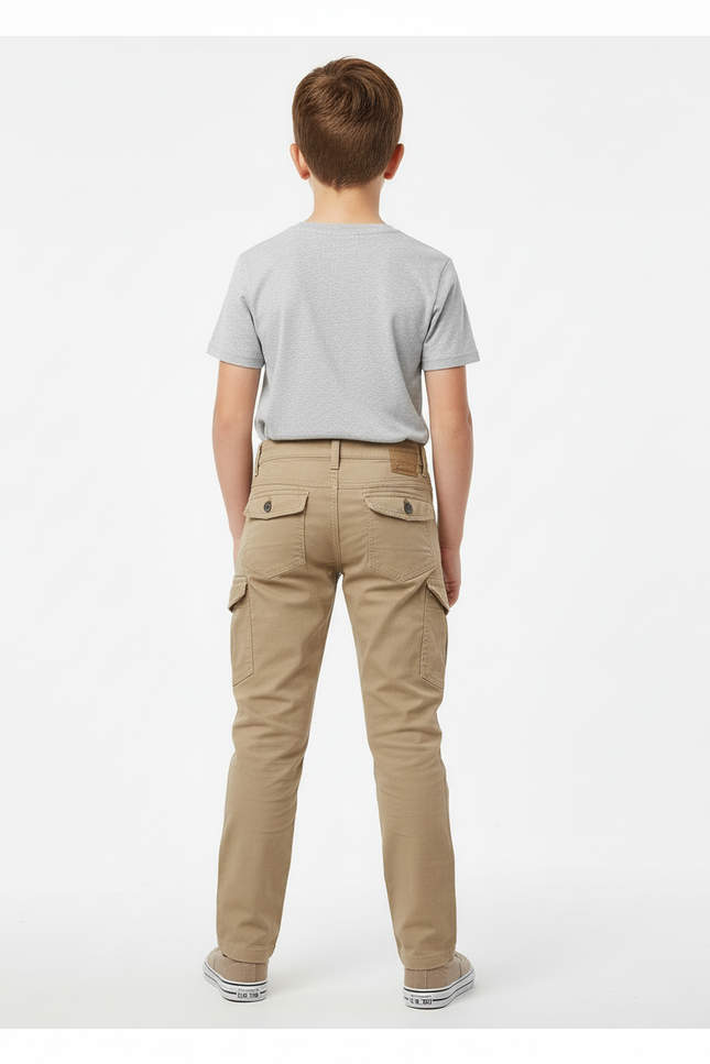 Pantalon Beige 3648 - Gabardine - vue 2