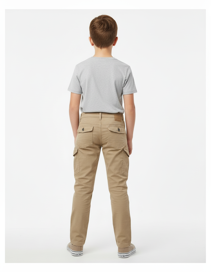 Pantalon Beige 3648 - Gabardine - vue 2