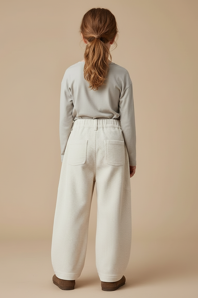 Pantalon Beige Velours - Cordé - vue 2