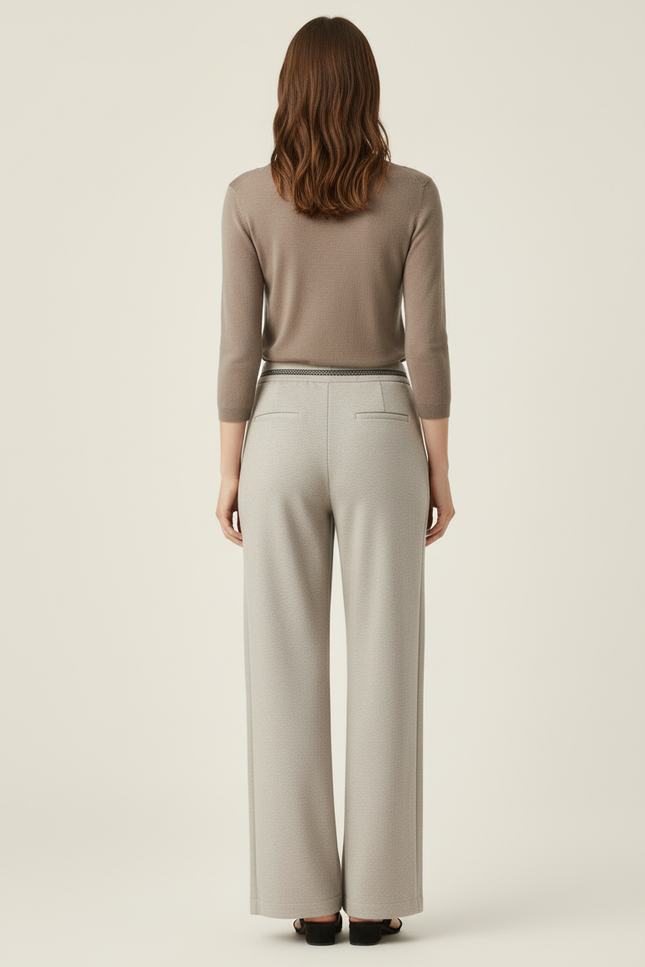 Pantalon Gris Beige - Molleton - vue 2