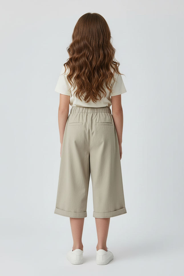 Pantalon Beige Ff76 - Toile - vue 2