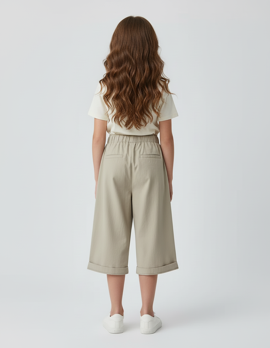 Pantalon Beige Ff76 - Toile - vue 2