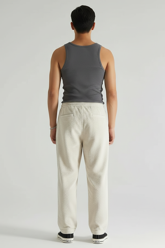 Pantalon Beige Dc20 - Cordé - vue 2