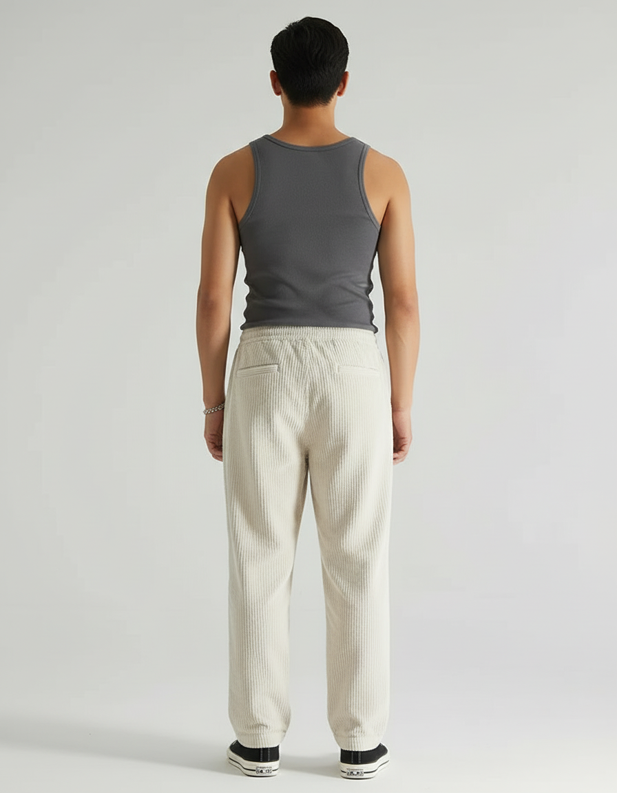 Pantalon Beige Dc20 - Cordé - vue 2