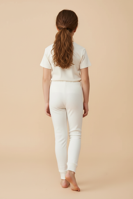 Pantalon Beige Côtelé Slim Confortable Fille - Cordé - vue 2