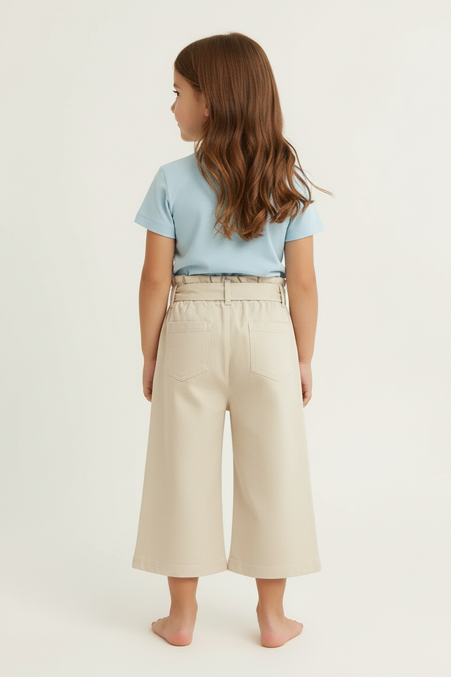 Pantalon Beige Petite - Gabardine - vue 2