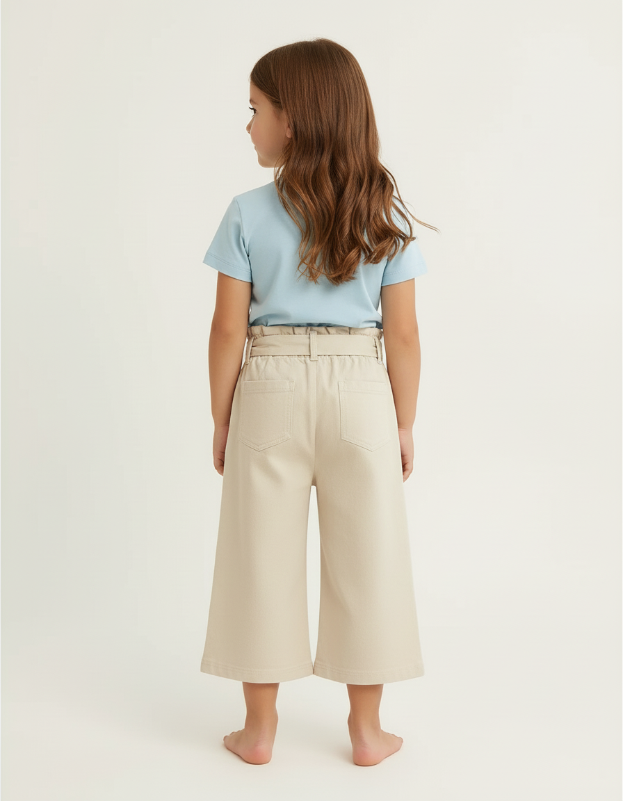Pantalon Beige Petite - Gabardine - vue 2