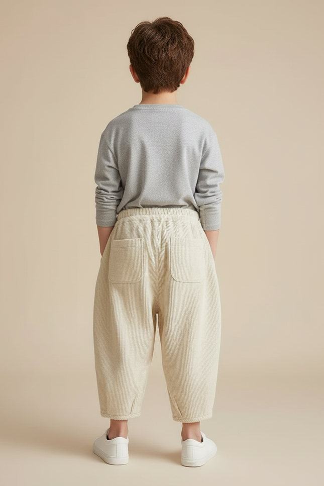 Pantalon Beige Fa3e - Cordé - vue 2