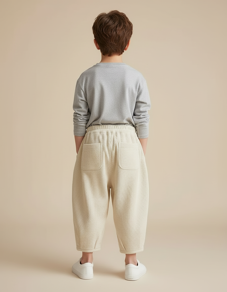 Pantalon Beige Fa3e - Cordé - vue 2