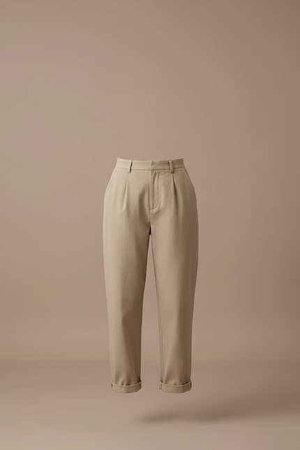 Pantalon Beige Femme Petite - Gabardine - vue 3
