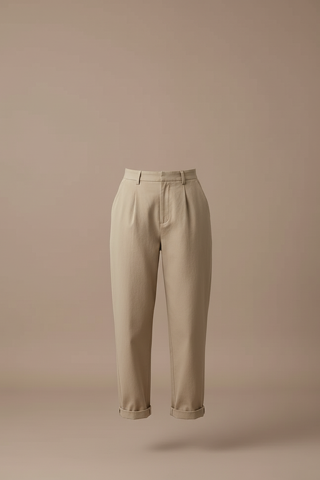 Pantalon Beige Femme Petite - Gabardine - vue 3