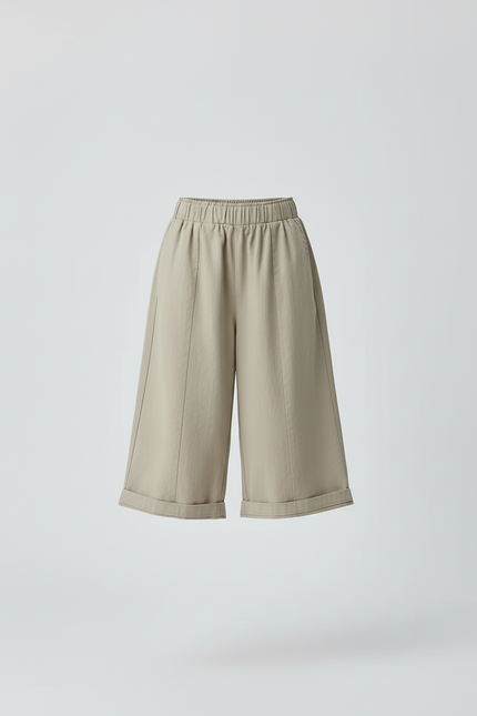 Pantalon Beige Ff76 - Toile - vue 3