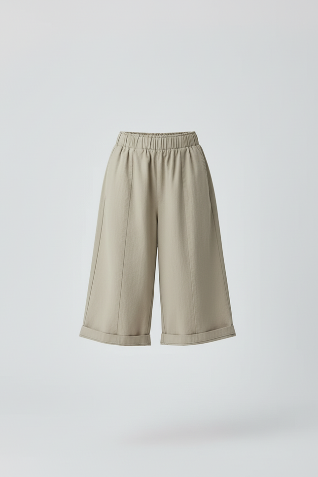 Pantalon Beige Ff76 - Toile - vue 3