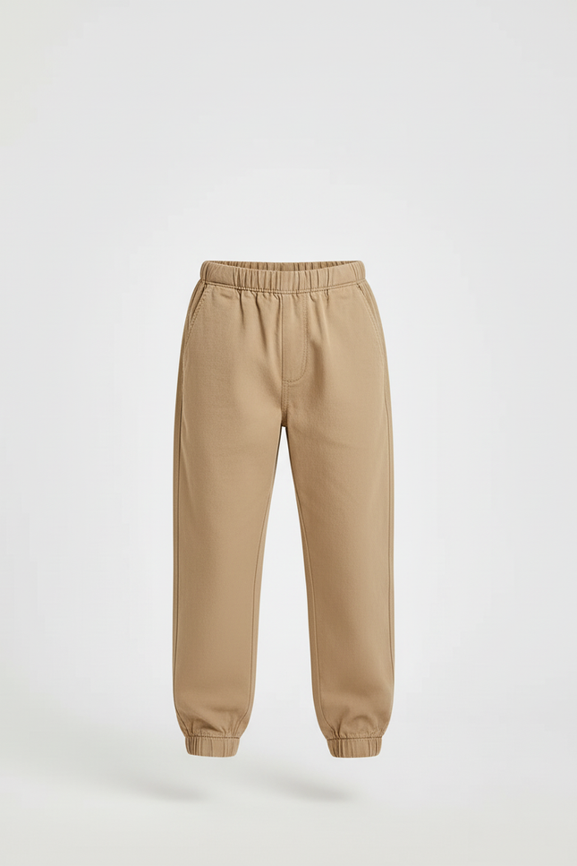 Pantalon Beige 94d8 - Coton - vue 3