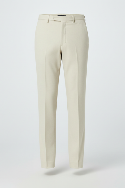 Pantalon Habillé Beige - Gabardine - vue 3