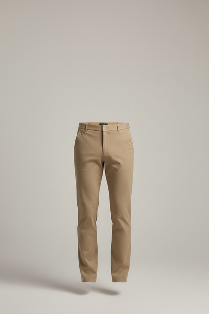 Pantalon Beige Homme Chino - Gabardine - vue 3