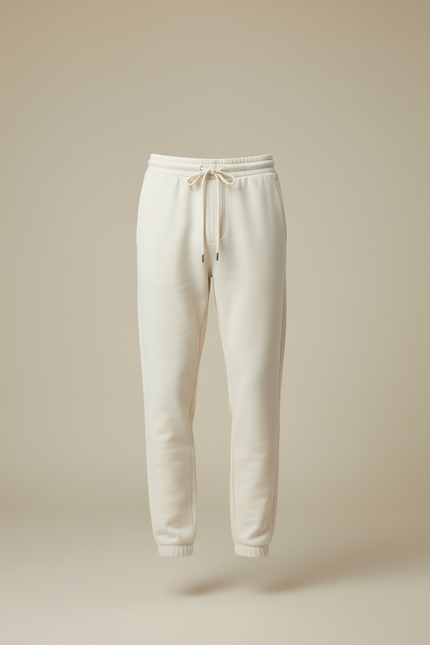 Pantalon Beige Homme Jogger Décontracté Cordon - Molleton - vue 3