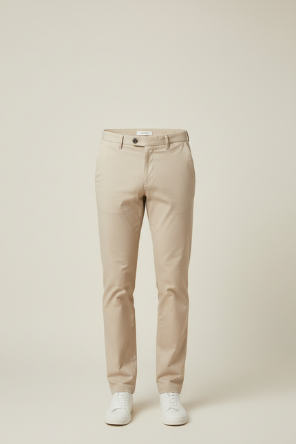 Pantalon Chino Beige Homme - Coton - vue 3