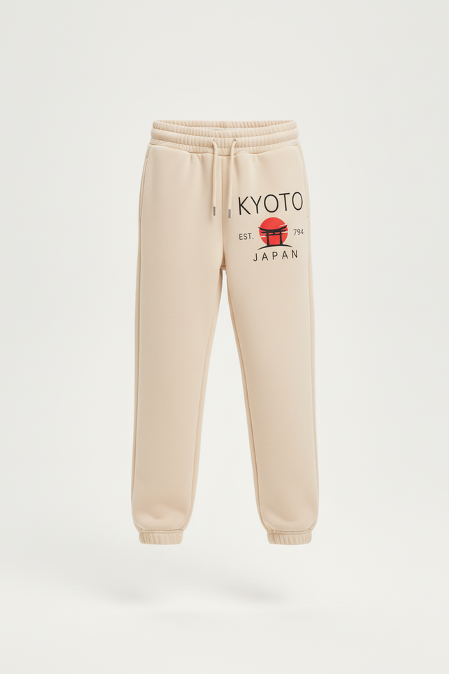 Pantalon Beige Molletonné Kyoto Japan Enfant - vue 3