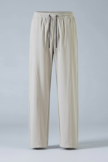 Pantalon Beige Homme Fluide Décontracté Large Léger - Viscose - vue 3