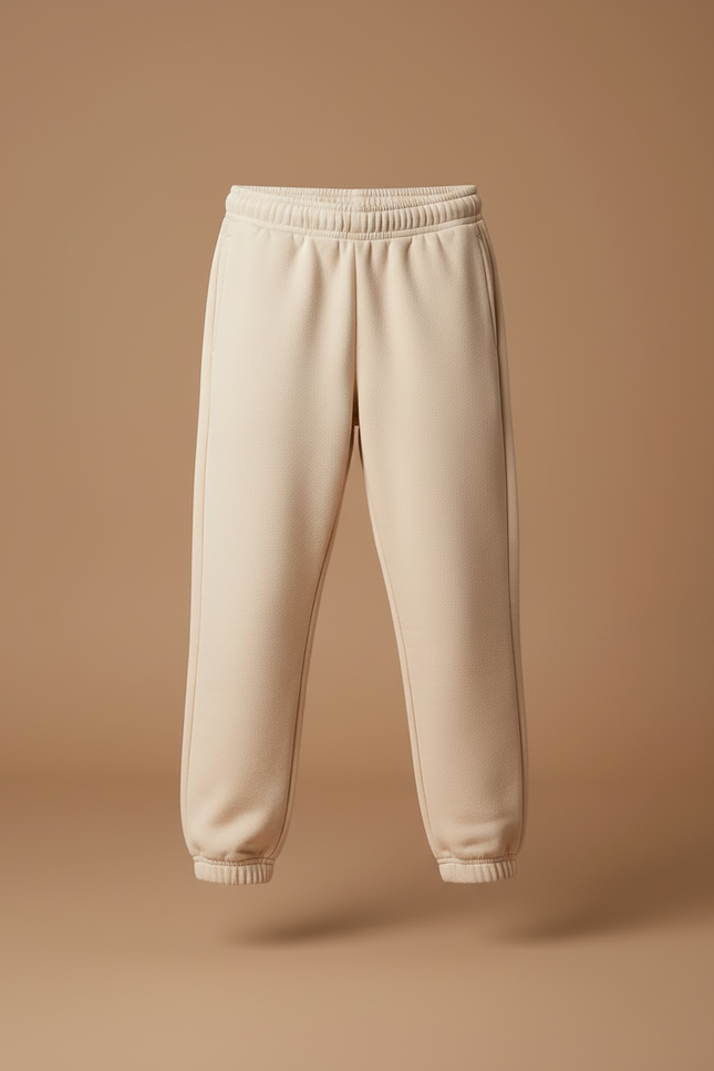 Pantalon Beige Molletonné Confortable Décontracté Enfant - vue 3
