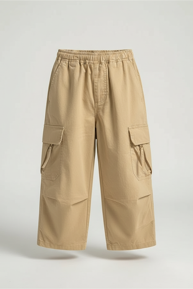 Pantalon Randonnée Beige - Toile - vue 2