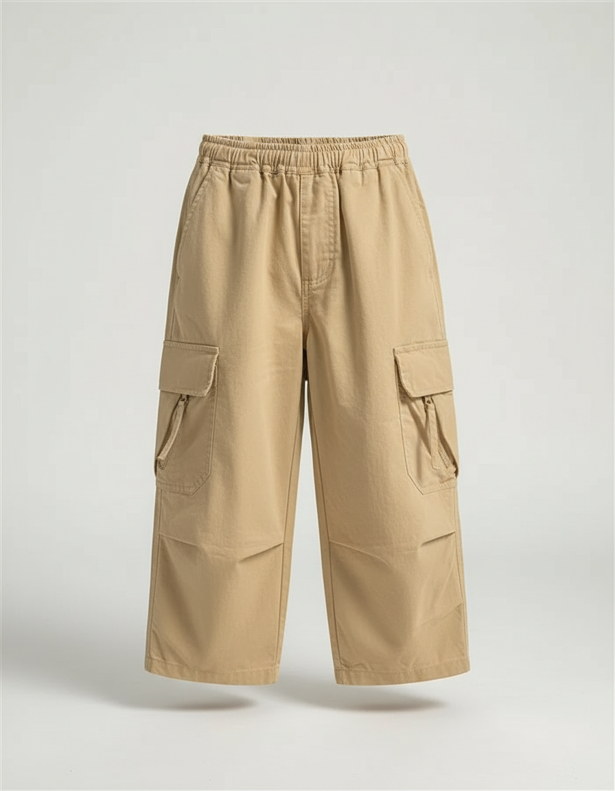 Pantalon Randonnée Beige - Toile - vue 2