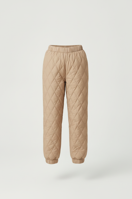 Pantalon Beige Matelassé Ample Hiver Enfant - Polyester - vue 3