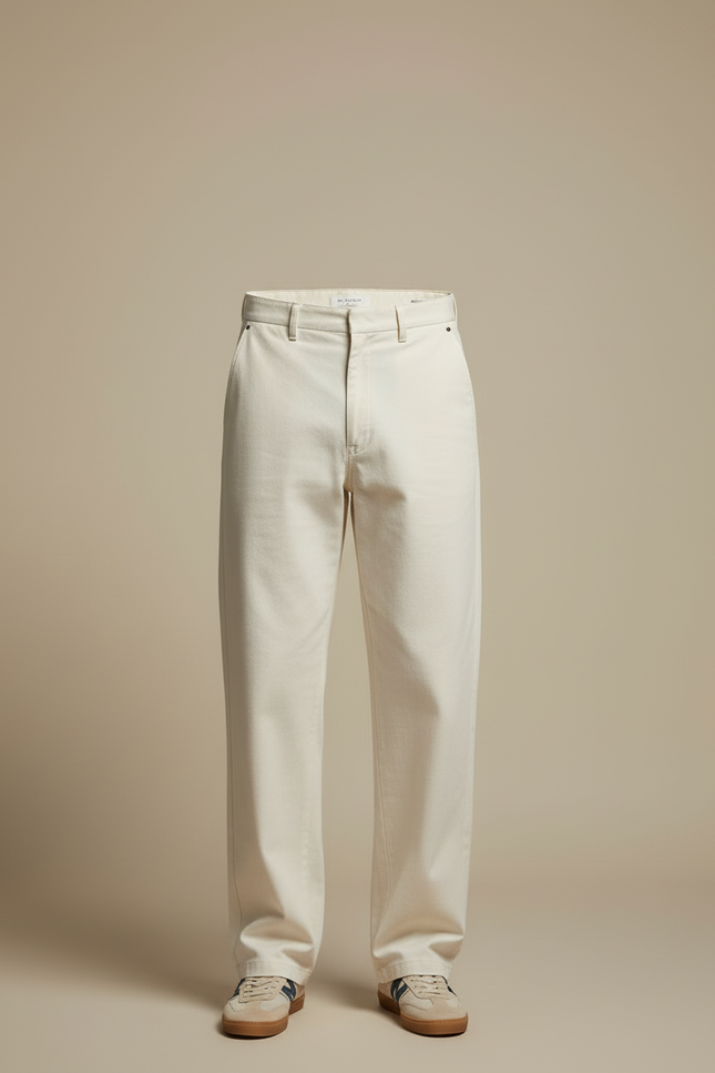 Pantalon Beige 9d2c - Toile - vue 3