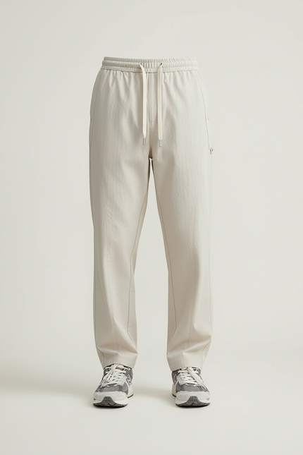 Pantalon Beige Homme Style - Polyester - vue 3