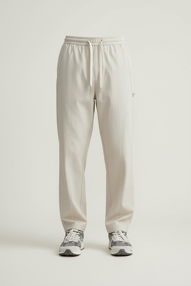 Pantalon Beige Homme Style - Polyester - vue 3