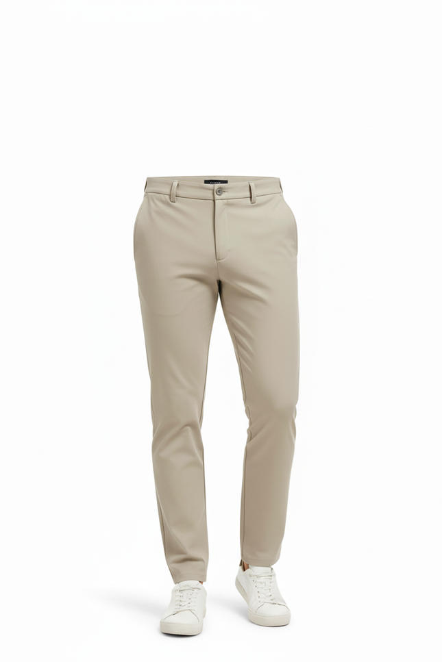 Pantalon Tech Beige - Polyester - vue 3
