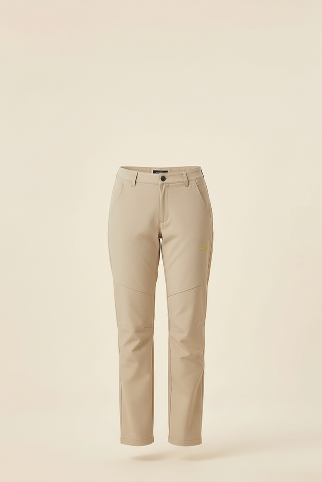 Pantalon Randonnée Femme Beige - Polyester - vue 3