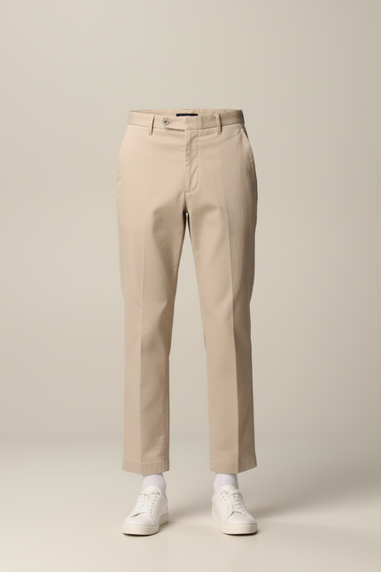 Pantalon De Travail Beige - Gabardine - vue 3