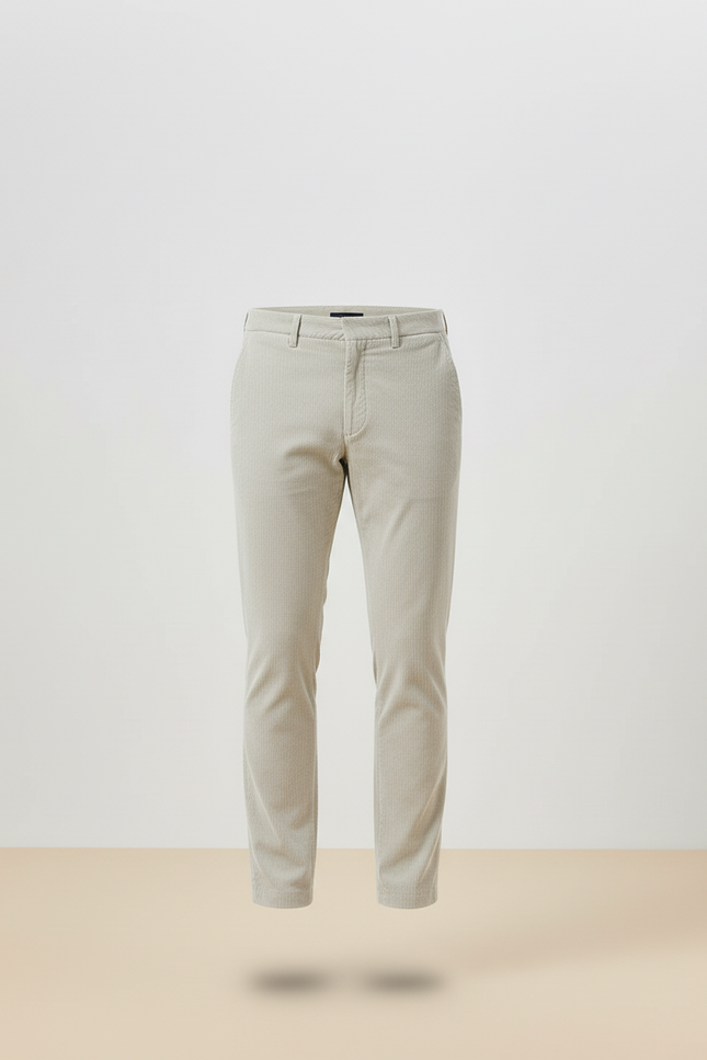 Pantalon Beige Cotelé - Cordé - vue 3