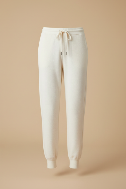 Pantalon Beige Cachemire Chaud Confortable Décontracté - Molleton - vue 3