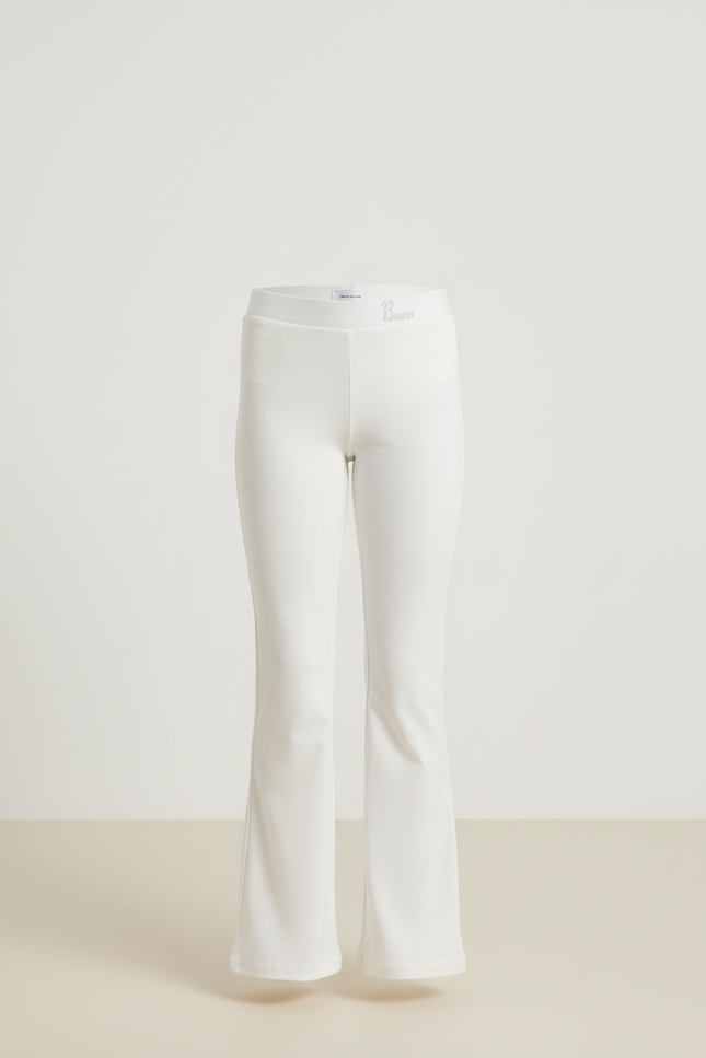 Pantalon Beige Évasé Fluide Confortable Fille - Maille - vue 3