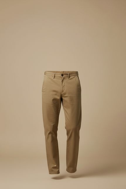 Pantalon Homme Toile Beige - vue 3