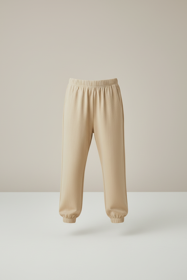 Pantalon Beige Fd03 - Molleton - vue 3