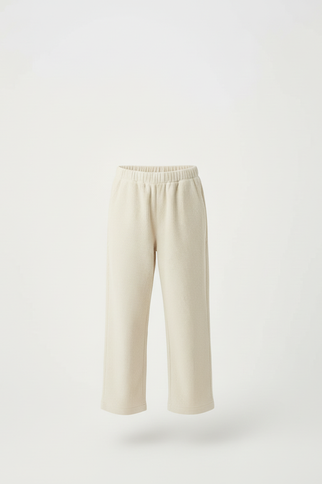 Pantalon Corduroy Beige - Cordé - vue 3