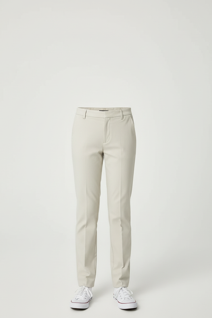 Pantalon Beige Droit Décontracté Extensible Enfant - Polyester - vue 3